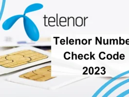 Telenor Number Check Code 2023